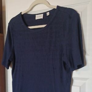 Deep Blue Casual Top